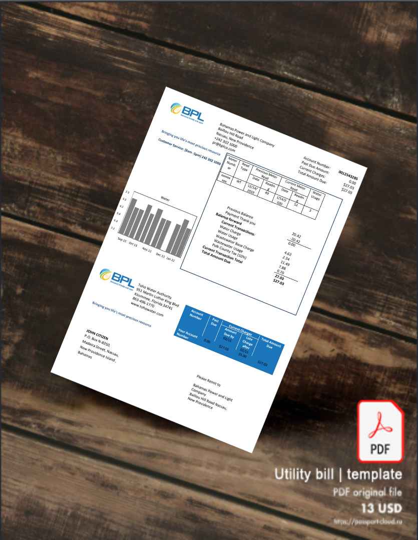 Utility bill | Albanian Power | Albania